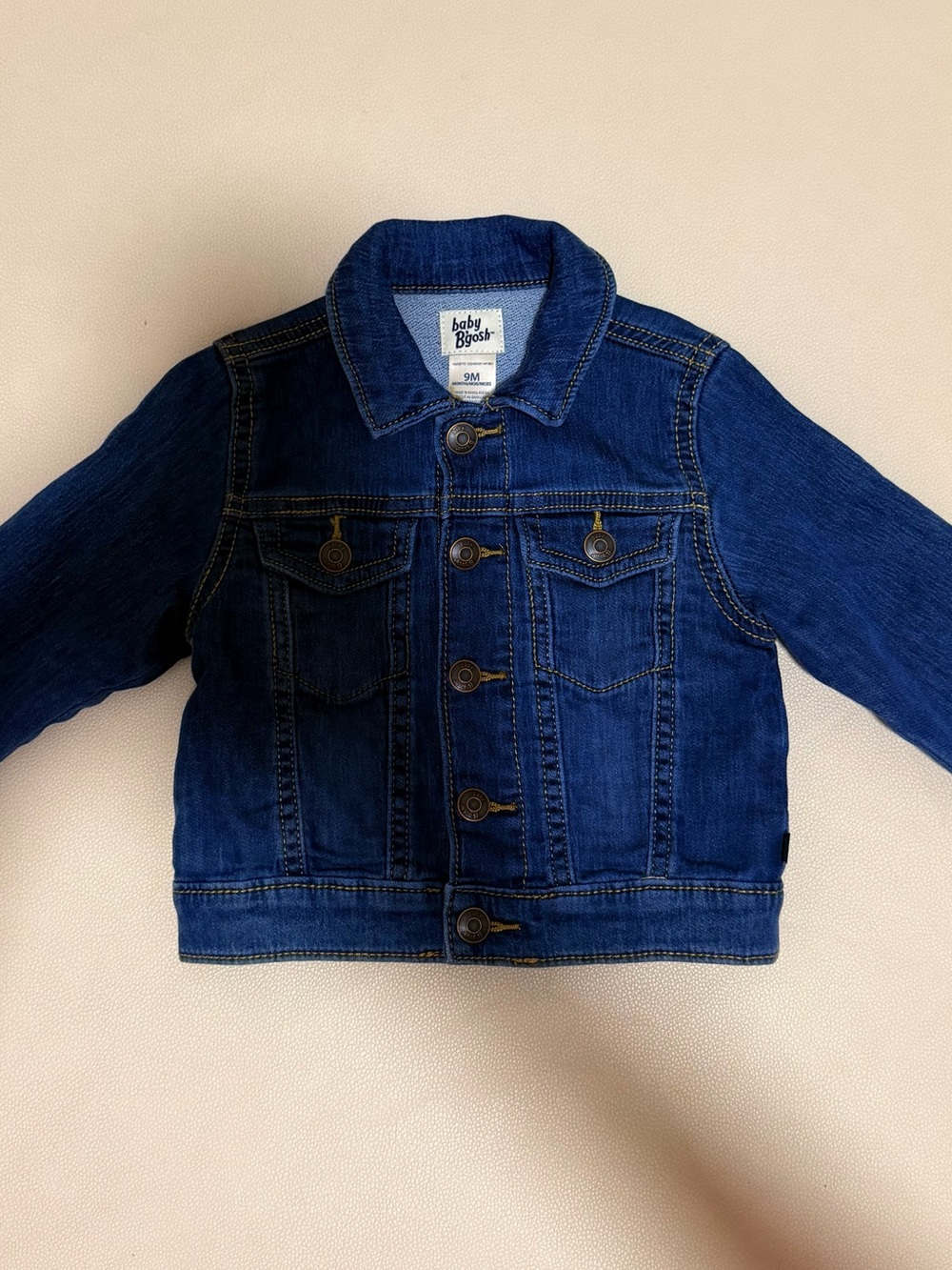 Baby Bgosh Dark Blue Denim Jacket for Kids, size 9M